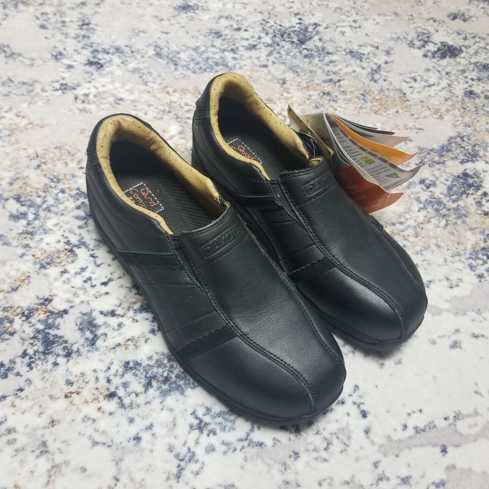 Steel Toe Work Shoe CSA Approved Ladies 8.5 Black Dakota New